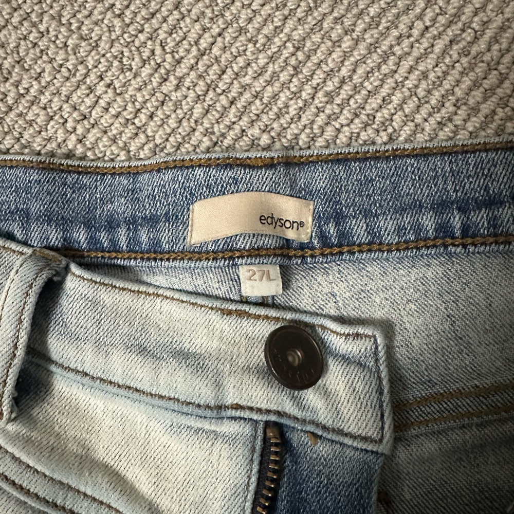 Edyson Size 26 Blue Ombre Women's Jeans, 27 inch length - Picture 2 of 6